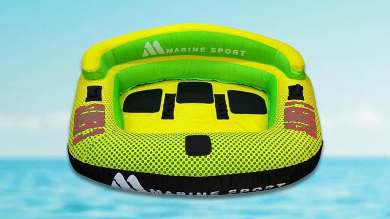 Yellow 3 Seater Inflatable Bumper Boat Manufacturer, supplier in India, Nepal, Brazil, Egypt, Zimbabwe, Australia